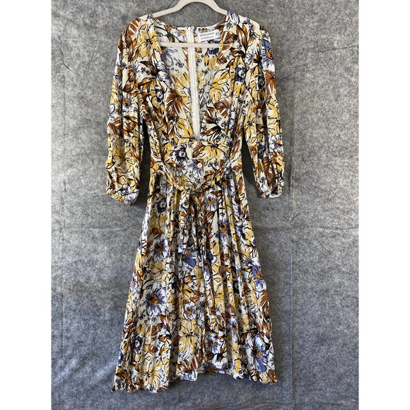 Faithfull the Brand Dresses & Skirts - Faithfull The Brand x Anthropologie Midi Dress 8 Chloe Floral Printed A-Line